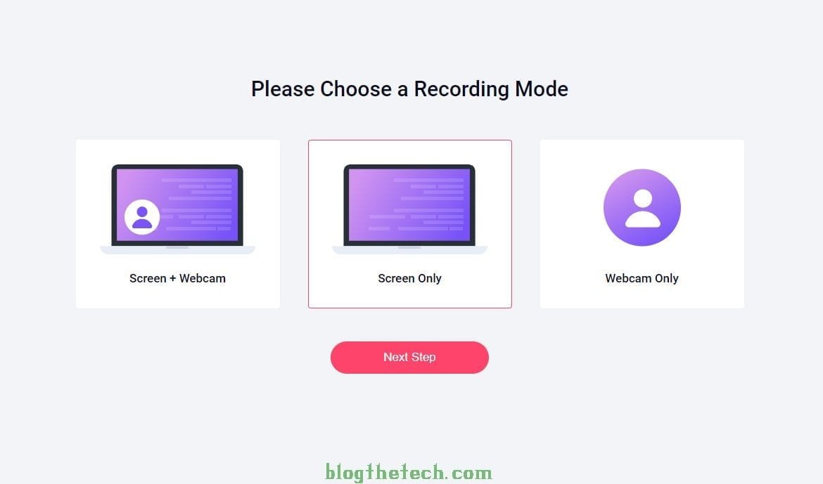 Start recording on recordcast